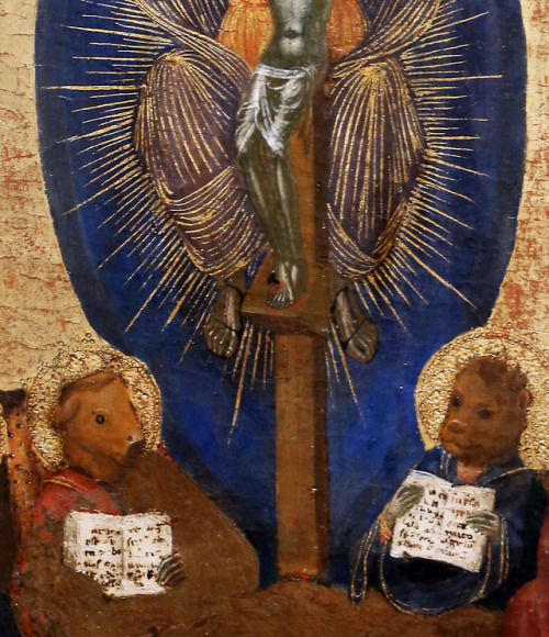 speciesbarocus:Barnaba da Modena - Crucifixion (1374). Detail.
