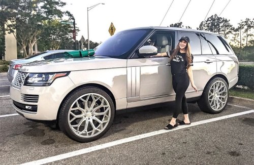 What a Wedding Gift for @hollymitchelsonRange Rover on 24” Gianelle Monte Carlo Wheels#giovannaw