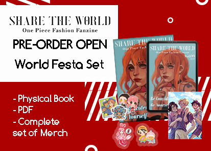 sharetheworldzine: ONE PIECE SHARE THE WORLD ZINE PREORDERS OPEN Preorders are open from December 5t