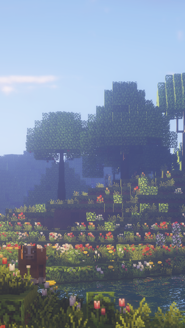 Featured image of post Minecraft Bees And Flowers Wallpaper Bees will dance above flowers with the sound