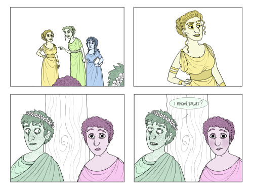 things-chelidon-draws:The Dead Romans Society - Bad puellae do it better