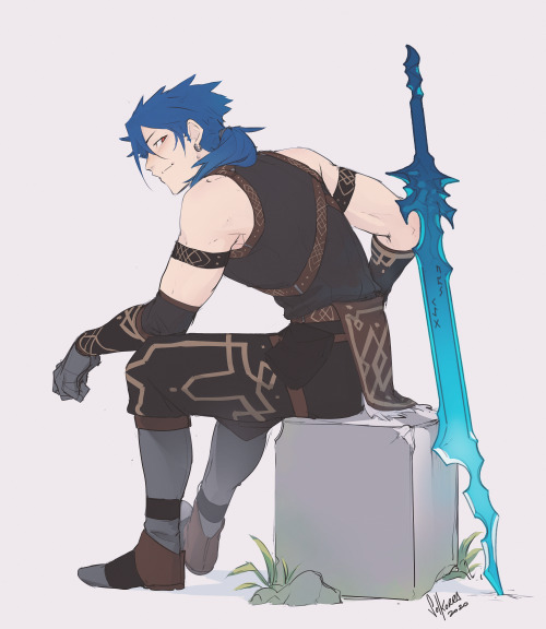 Limited Saber Cúcu from the Solkorra’s special Chaldea Boys 2020 banner(???-dreaming with an update 