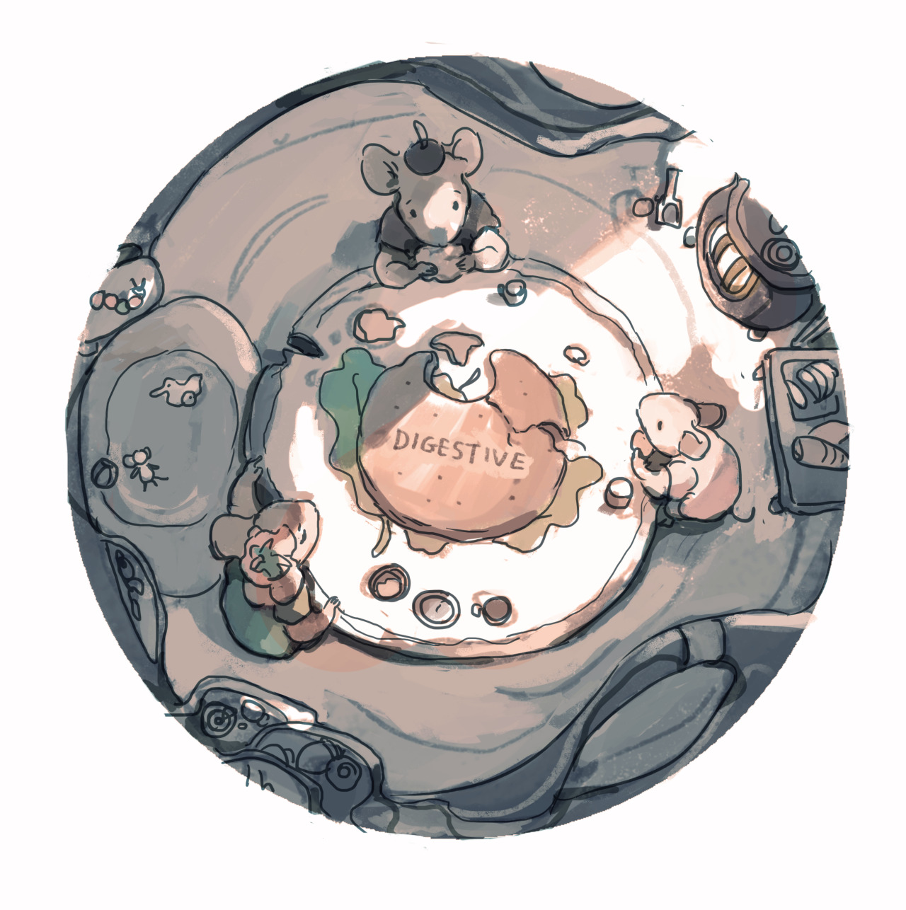 icamebyunicorn:  Some mouse things for school. 
