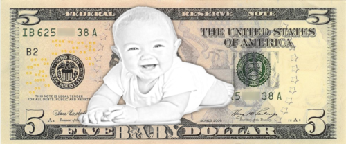 powerfrog: 5 dollar baby