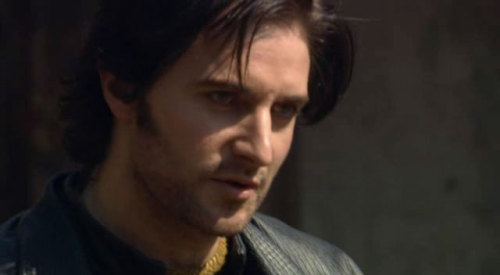 gisbornes-heart: Sir Guy of Gisborne (Robin Hood BBC) Certainly the most heartbroken vilain guy ever