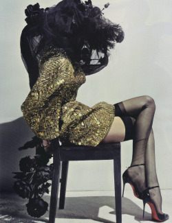 candentia:  Lily Donaldson in &lsquo;Erotica&rsquo; Photographer: Steven Klein Dress: Alexander McQueen S/S 2010 Vogue Paris May 2010