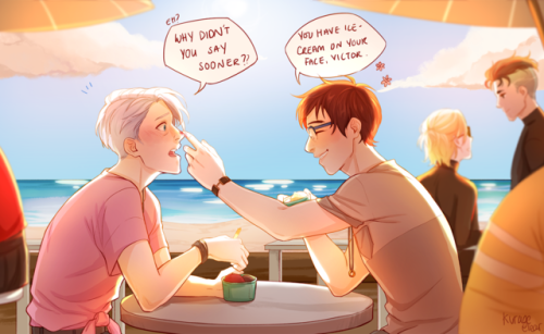 hachidraws: Victor-I’m-So-Suave-Nikiforov, always getting food on his face when he’s pre