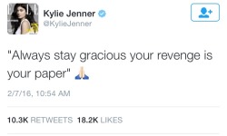 veruca-salt-n-peppa:  bourgeoi-meme:  reverseracism:  No, no Kylie this song is not for you 😊 no matter how many lip fillers and self-tan you purchase  Did she forget she was born into an already rich family or….  Here we go with the bullshit   Your