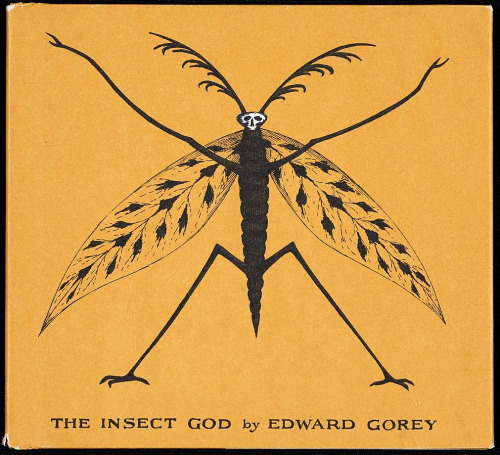 The Insect God. Edward Gorey ~ 1986 Fine Arts Museums of San Francisco• via Bibliothèque Infernale o