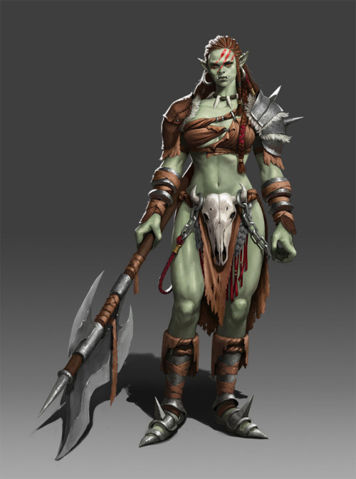 Orc  Mintbrush B. www.artstation.com/artwork/Yzla6