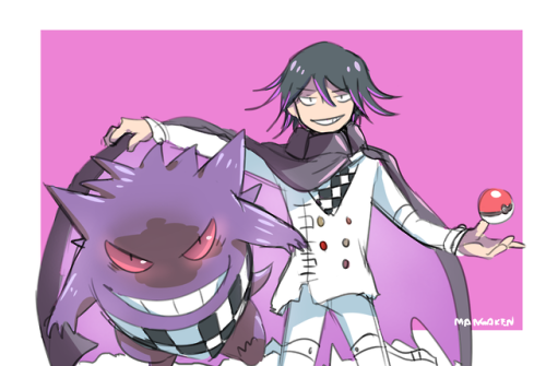 mangaken - ndrv3 x pokemon doodles