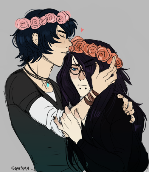 prince-ichi:  i drew the children w/ flower crowns…… taking a break from streaming for a lil bit!! 