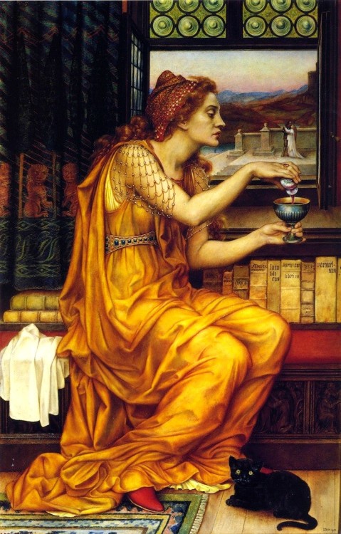 Evelyn De Morgan The Love Potion  (1903) 