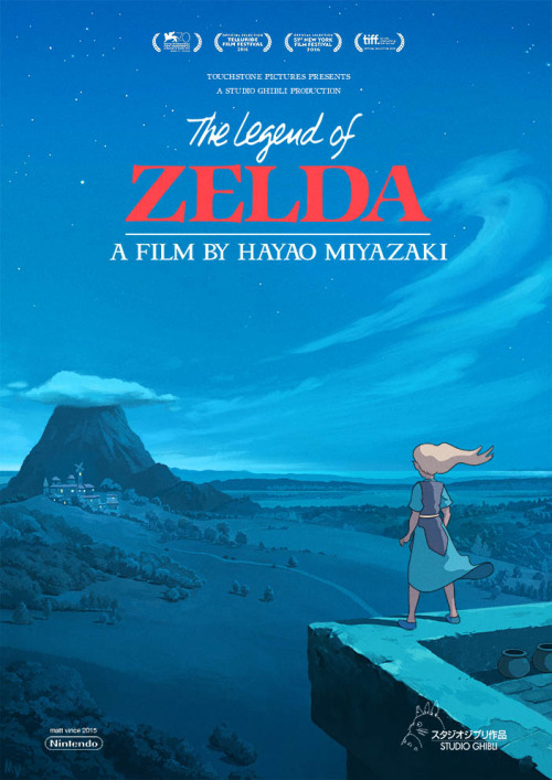 matt–vince: Studio Ghibli x Legend of Zelda Poster concepts I made for fun. Animated Trailer o