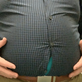 slowlygrowingbelly:     When the food is just too good  