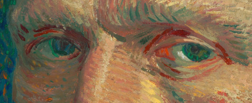 caravaggista:The eyes of Vincent van Gogh: Self Portraits, 1886 - 1889.