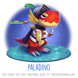 cryptid-creations: Daily Paint 1638. Paladino