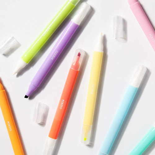 These Aurora Erasable Markers let you create negative space in your doodles! Each marker has a color