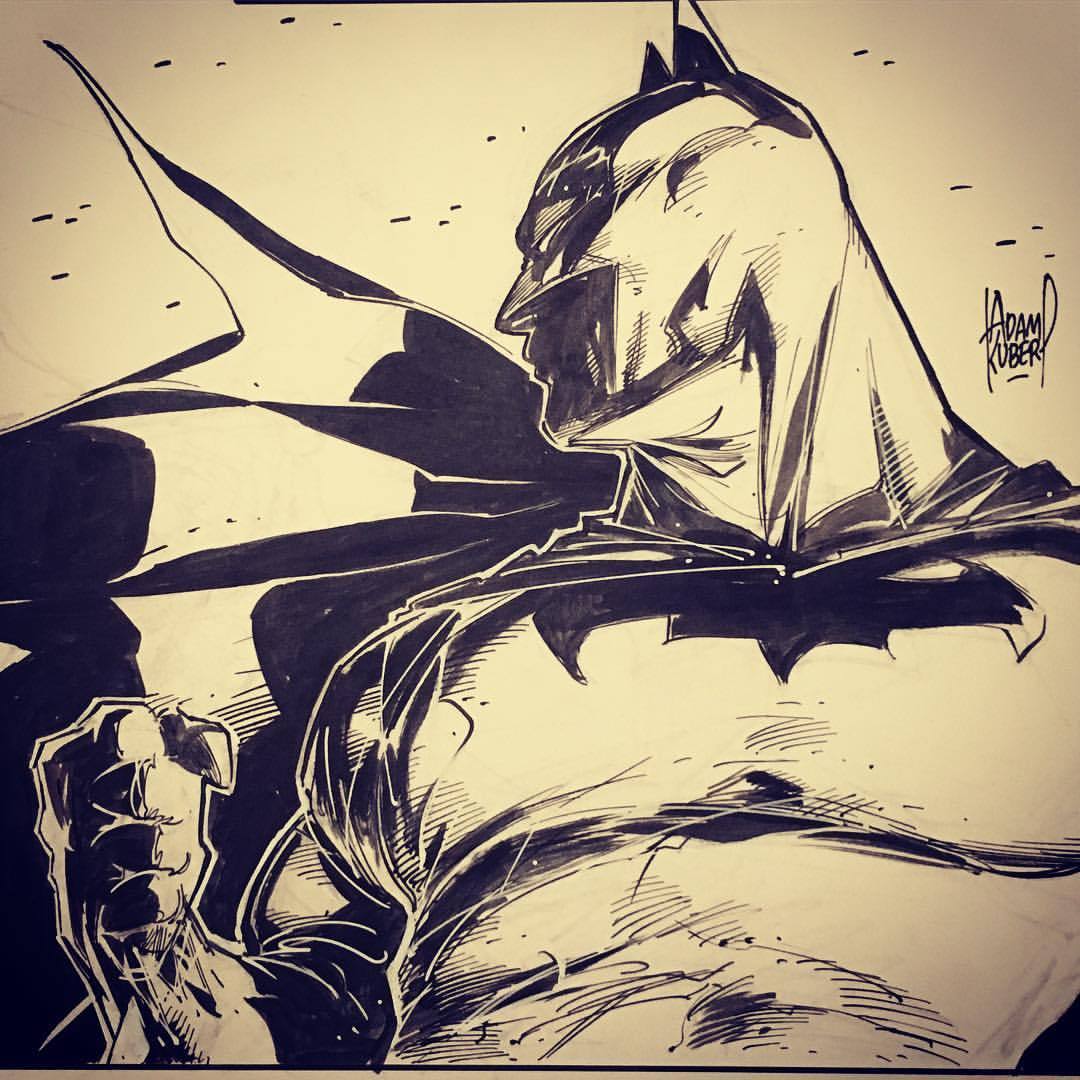 Batman pre con sketch for this weekend… looking forward to some warmer weather!@FANEXPOdallas @sequenceart #batman #dccomics