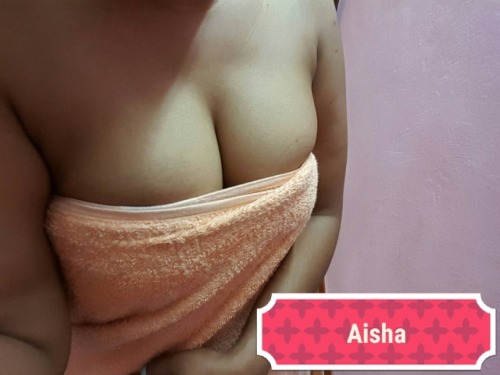 Aisha just after a shower. Teasing all of us . Reblog as many times as possible will share one witho