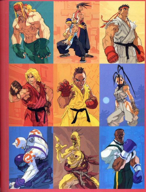 nyxcyan:  Street Fighter III Series by Kinu Nishimura & Daigo Ikeno 