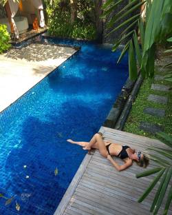 Missing this beautiful private pool and the entire @awartanusadua experience 😍 #islandlife #awartanusadua by misscarlylauren