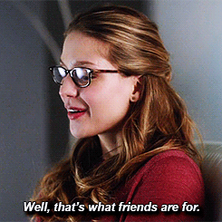 Clarke “I’m doing it for my people” GriffinKara “That’s what friends are for” Danvers(Insp.)