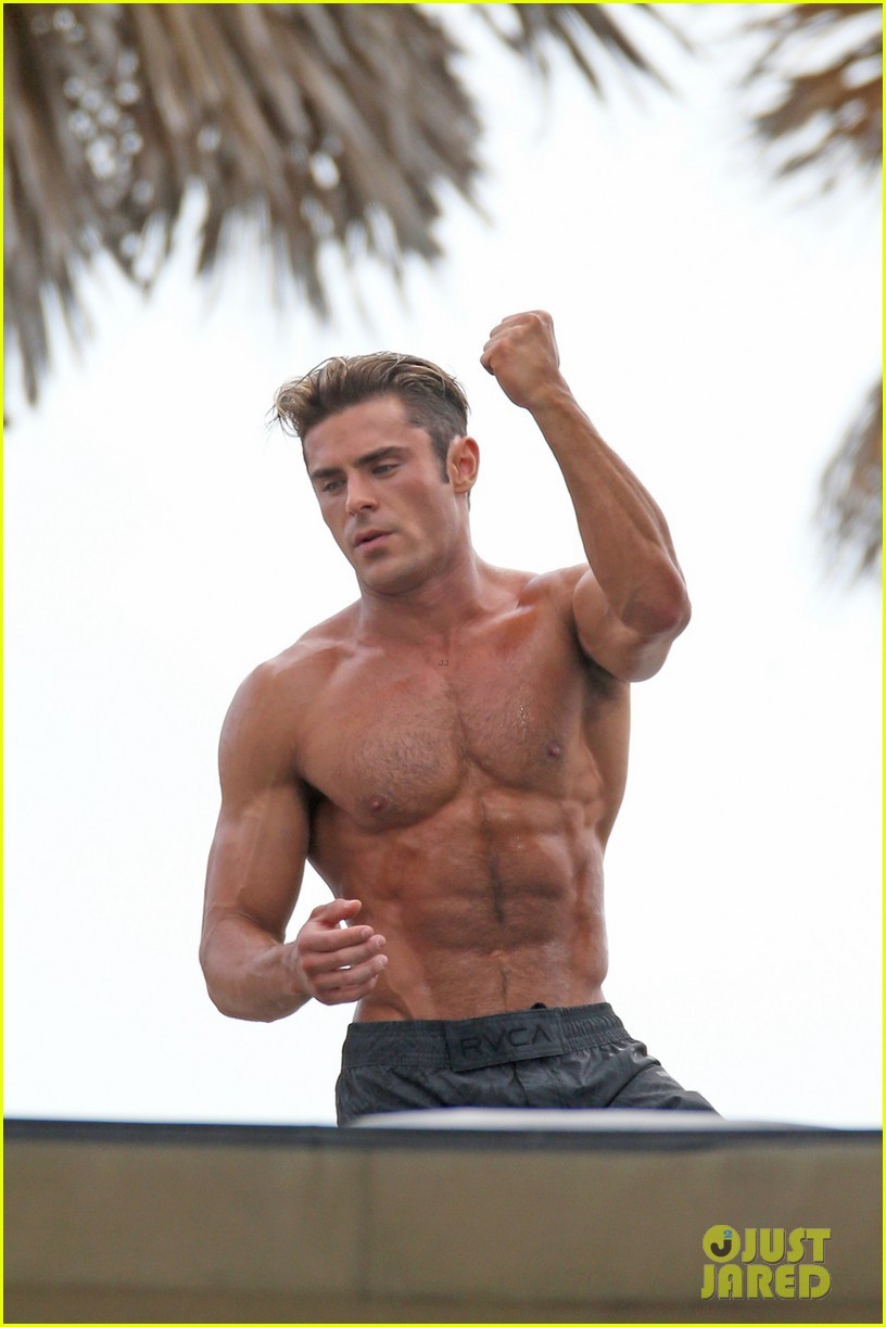 Zac Efron in “Baywatch’ set part 1jfpb
