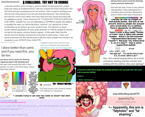 tenaflyviper:  You know who you are.  You’re NOT the majority.  You are the people who the rest of the fandom can’t stand.  Above is only a tiny sampling of why.Here is a link to the list of sources shown in the bottom image.Here are three different