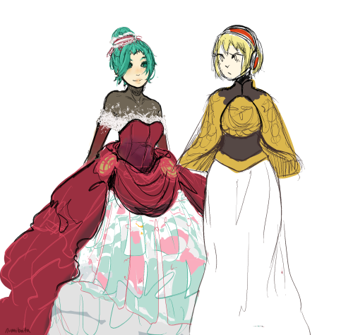 numibata:  i’m sorting through my .mdp files since their names make no sense so have some of the more recent p3 doodles/sketches/wips im not going to finish/might redraw idk mostly minako click for an attempt at explanation