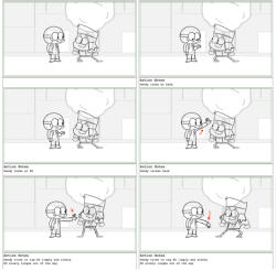 cartoonfuntime: Here’s a storyboard sequence