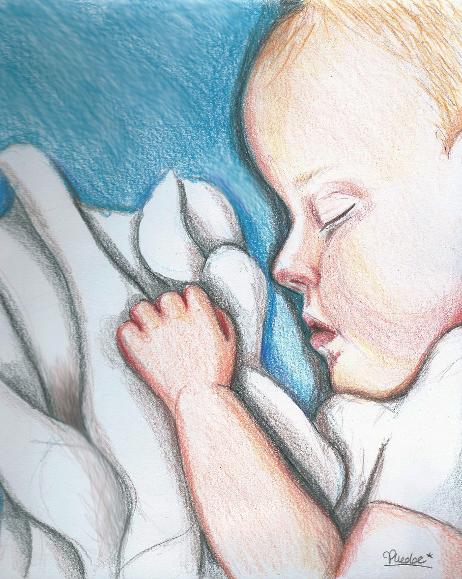 artshire:  Ok so this is my first color pencil drawing. I worked hard on it, nearly