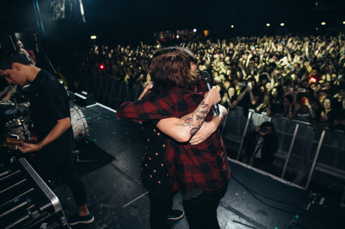 issuesofficial:  We had Jordan Green come down and document our time on the PTV/SWS tour in Europe. This is the Manchester Academy show, we had a blast!