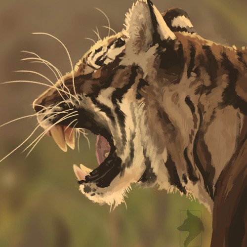 Just a pretty digital tiger painting.#art #drawing #digital #digitalart#painting #tiger #animalart#w