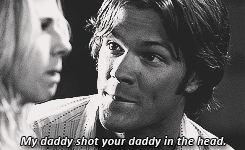 dickiebirdie37:  jared padalecki + brilliant acting ↳&ldquo;Season 8’s finale