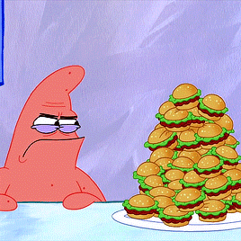 #me at an all-you-can-eat buffet.