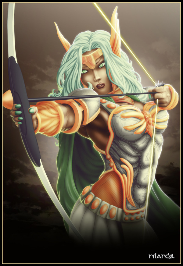 fantasy-scifi:  Commish 262: Nereidia White by rhardo