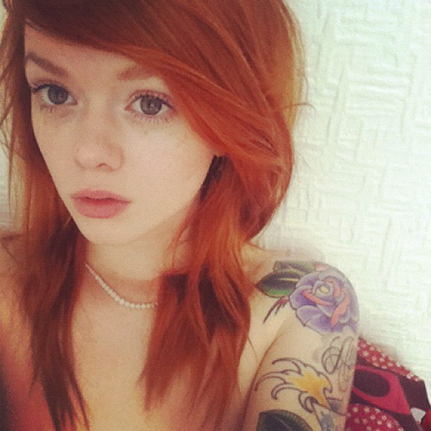  Lass and her freckles &lt;3 