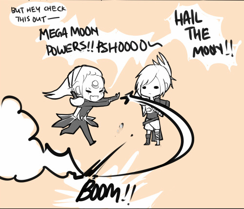 dianamoonfall:  supershrimpcakes:  Sorry i drew more silly 4koma-ish things uvu ONE