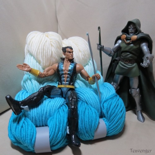 teavenger: Doctor Doom is very jealous of Namor’s sweet yarn throne.