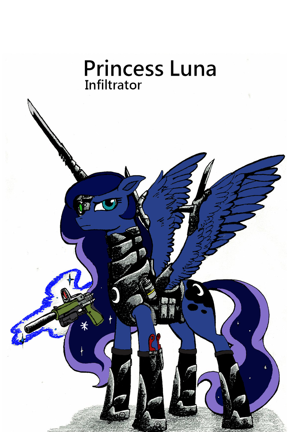 theponyartcollection:  Luna Infiltrator by ~EnteringTheNethery 