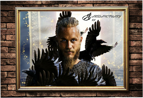 Here is my new artwork of the great Ragnar Lothbrok from the show Vikings, prints are available in m