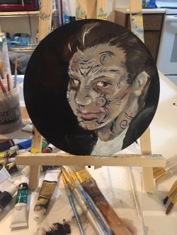 heyghoulgirl:I realized recently I hadn’t done a Nightbreed painting so I decided to finally do that acrylic on wood