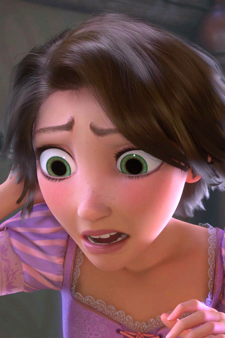 rapunzel short hair on Tumblr