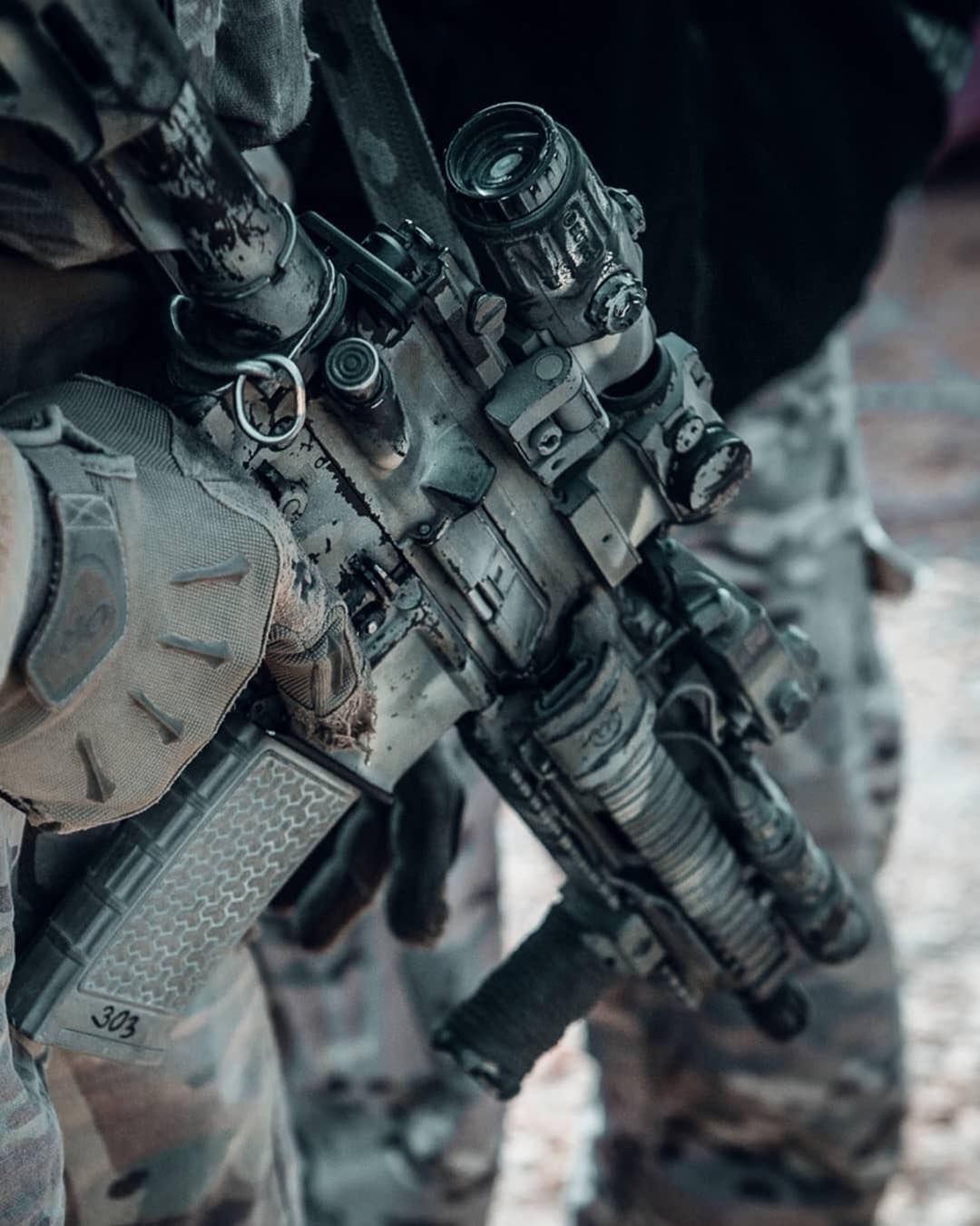 the-provincial-paladin:  ~ Psalm 144:1 Praise be to the LORD my Rock, who trains my hands for war, my fingers for battle ~  Nice rifle, and I actually have psalm 144:1 on my AR’s charging handle 