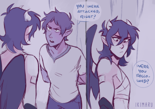 ikimaru: very late continuation to thiis! :^) I kept rearranging some panels;; so for more context, dragon ppl and elementals haven’t been on good terms for a really long time, so by hiding Keith away they’re probably breaking several rules lmao (just