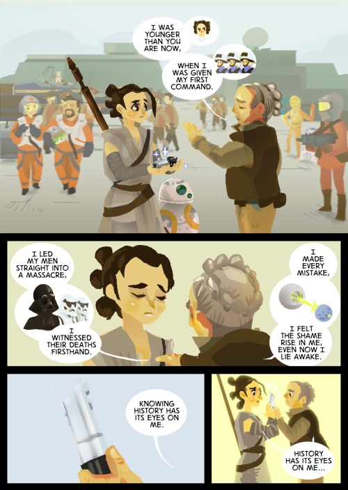 charsiewspace:History has its eyes on you, Rey.Force4Ham comic - PoeForce4Ham comic - Kylo