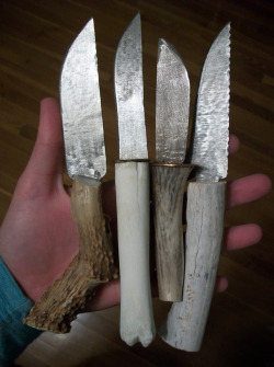 shadyufo:  My dad keeps making these fantastic knives and I keep telling him how much I love them and he keeps giving them to me. This is the opposite of a problem.