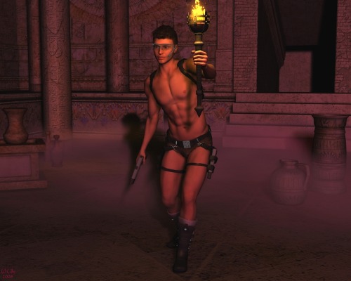alegbra:agoutirex:Nate (Lara Croft Genderbend) by *Ulysses0302maybe if we do this to every character