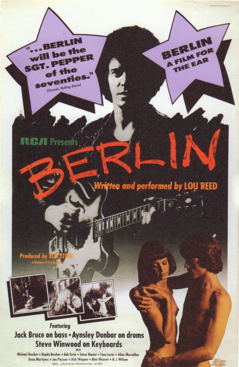 Lou Reed // Berlin (1973) , Poster
